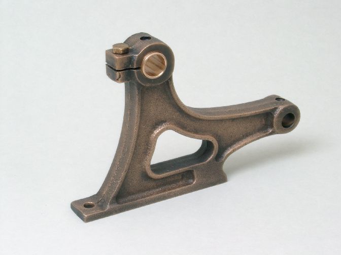 etail eines bearbeiteten Gussteils des Heinrici-Heißluftmotors