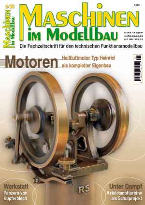 Bericht in „MASCHINEN IM MODELLBAU“, Ausgabe 5/2008